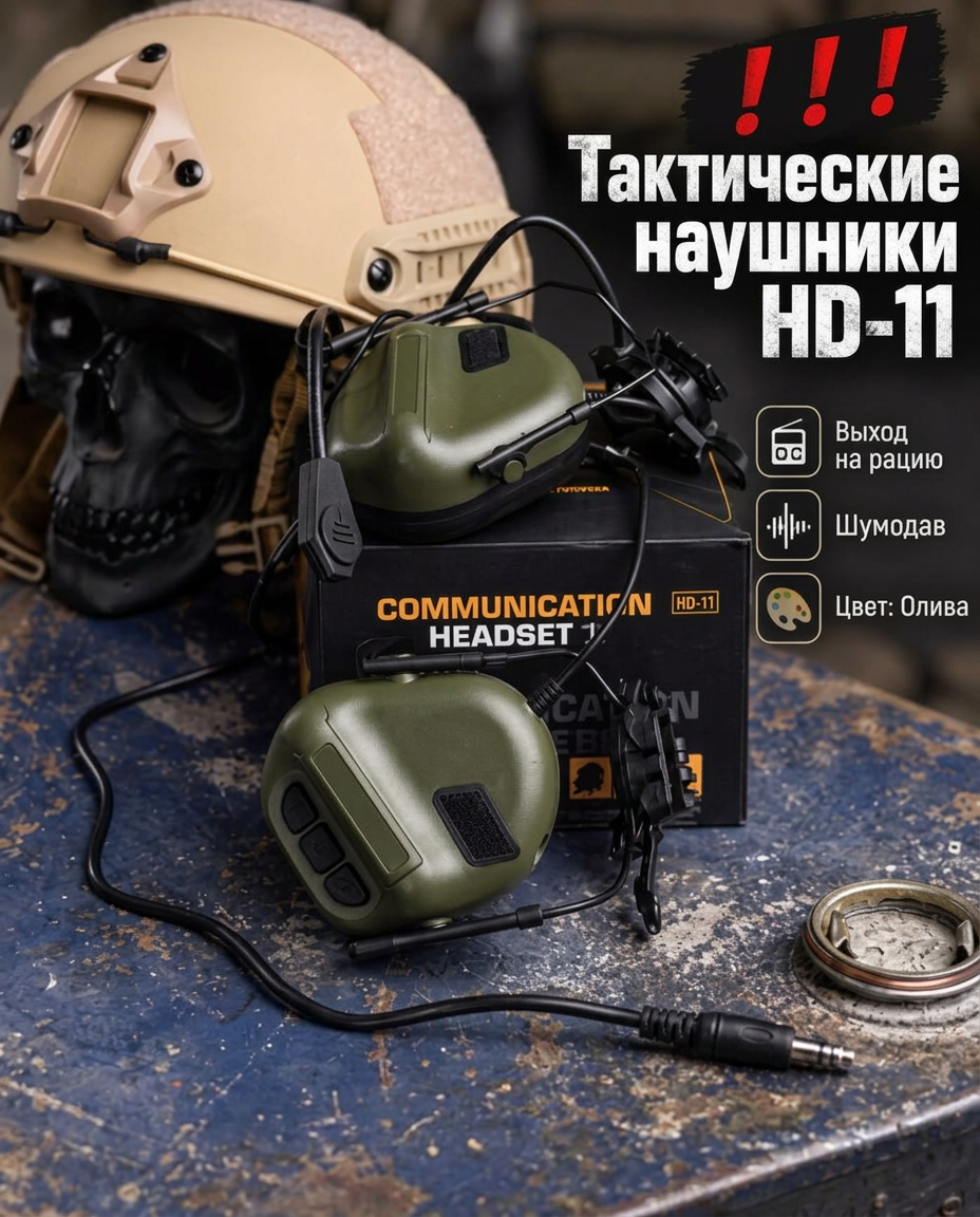 Тактичні навушники HD-11