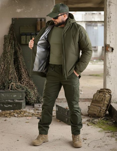 Зимова тактична куртка