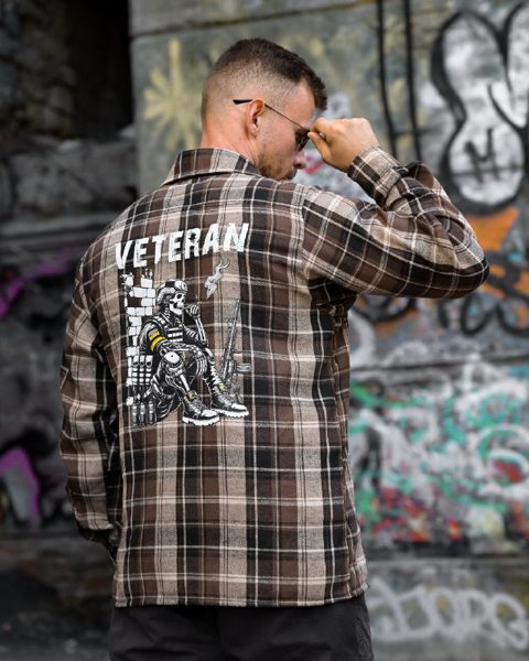Сорочка в клітинку "Veteran"